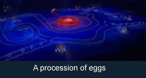 A procession of eggs