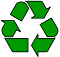 the universal recycling symbol is a Mobius strip
